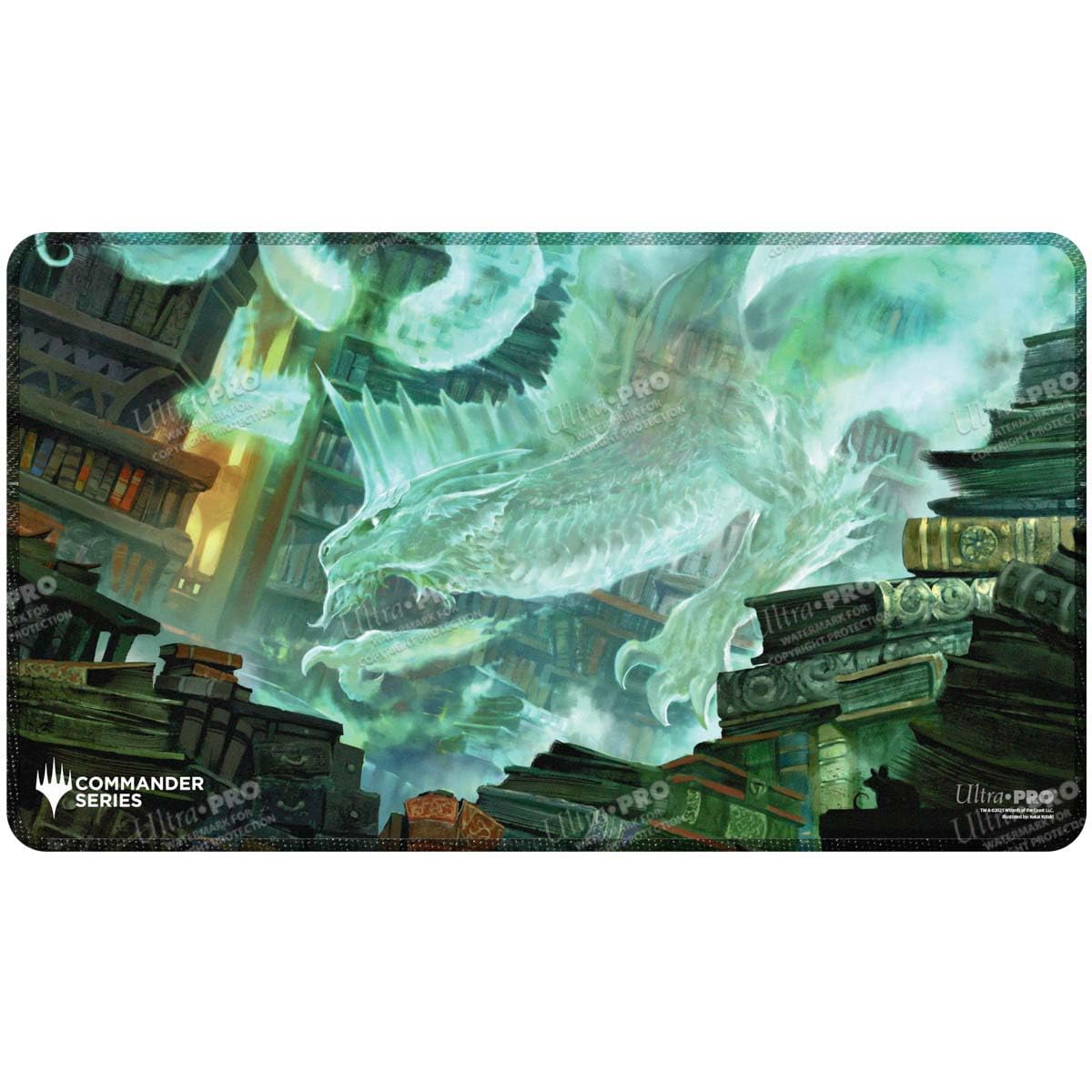 Ultra PRO Commander Series #5 Miirym Stitched Playmat – Three Color Wedge | MTG Desk Mat