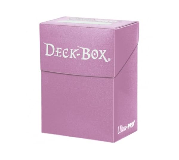 Ultra PRO Standard Deck Box 80-Count – Pink | Archival-Safe, Flip-Top, 2.5 x 3.5 in