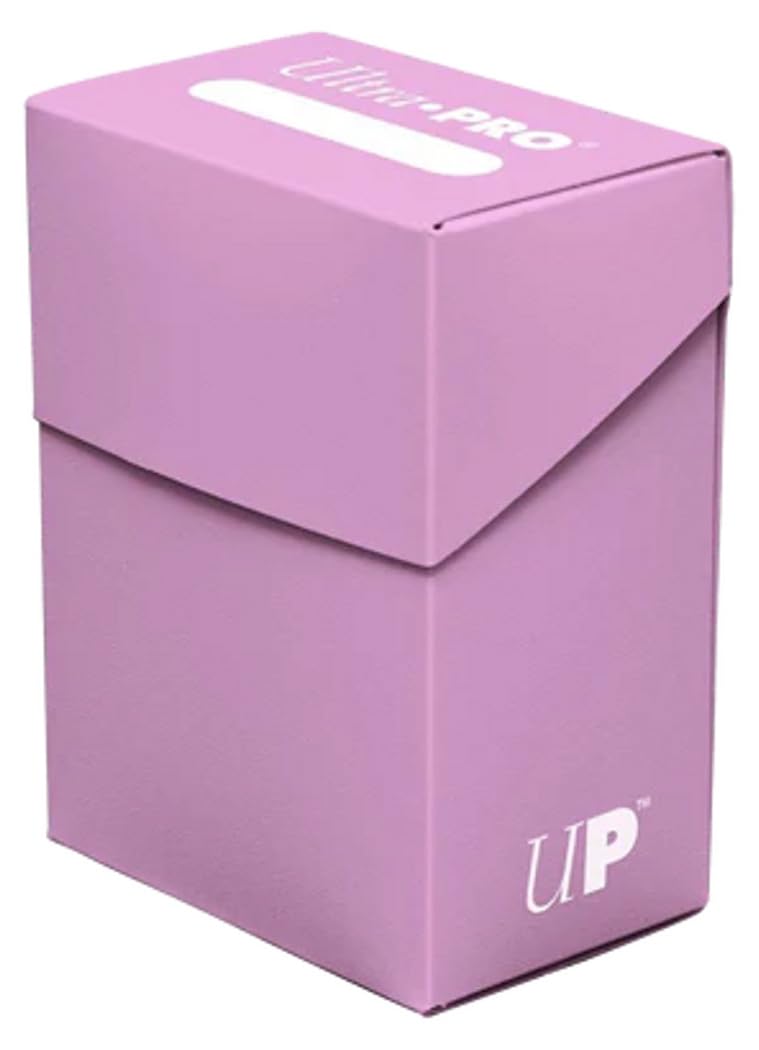 Ultra PRO Standard Deck Box 80-Count – Pink | Archival-Safe, Flip-Top, 2.5 x 3.5 in