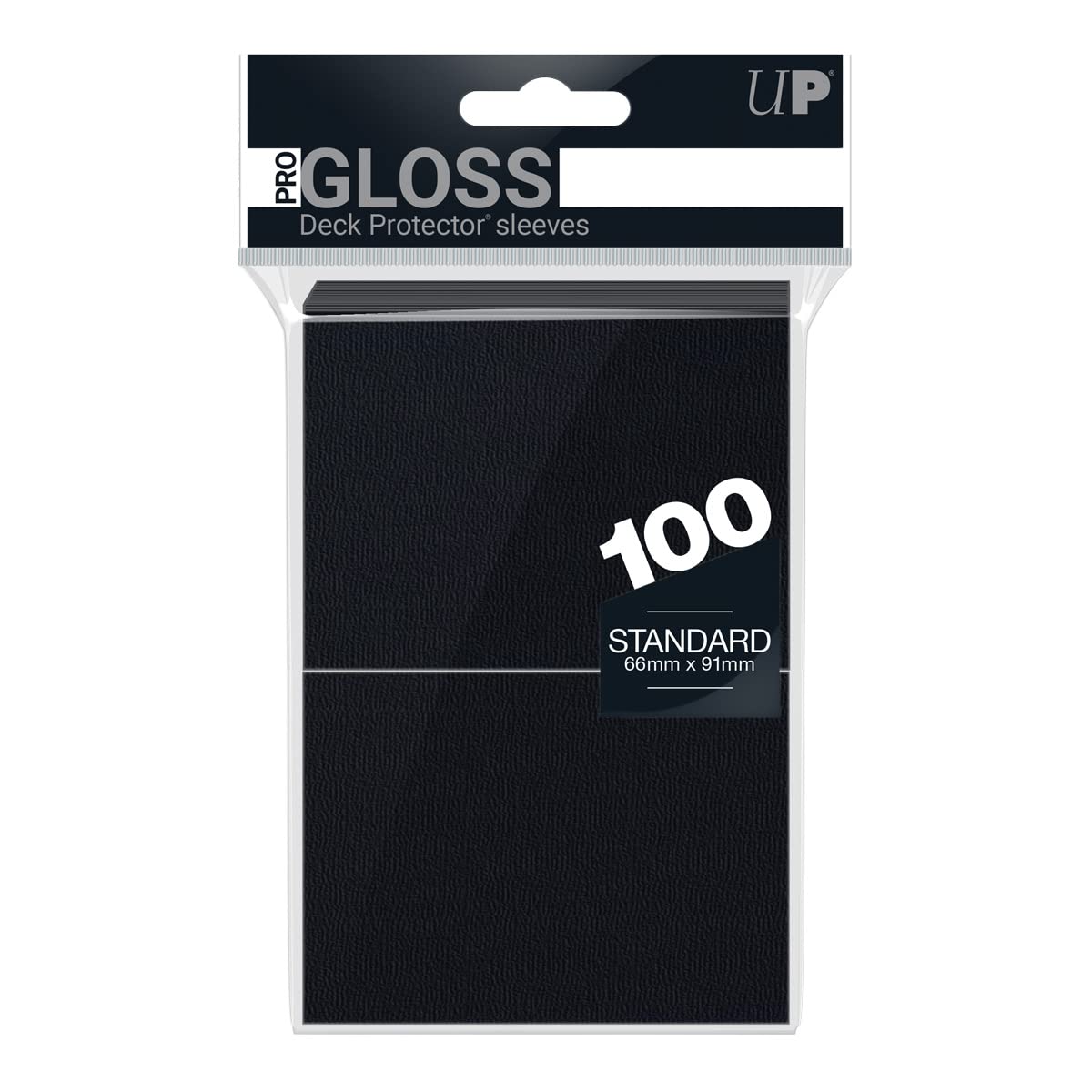Ultra Pro Deck Protector Sleeves for Standard Size Cards – Black, 100 Count