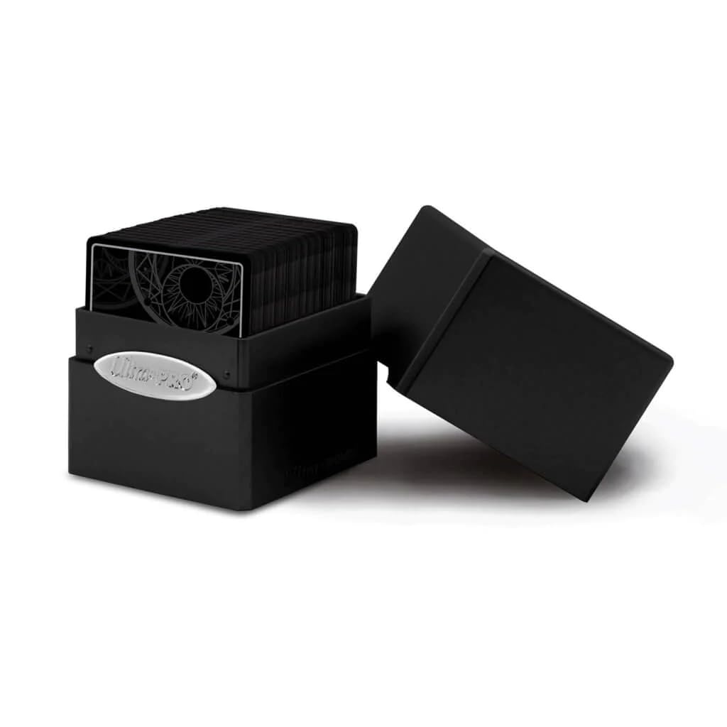 Ultra PRO Satin Cube Deck Box - Jet Black, 100+ Cards | E-15585