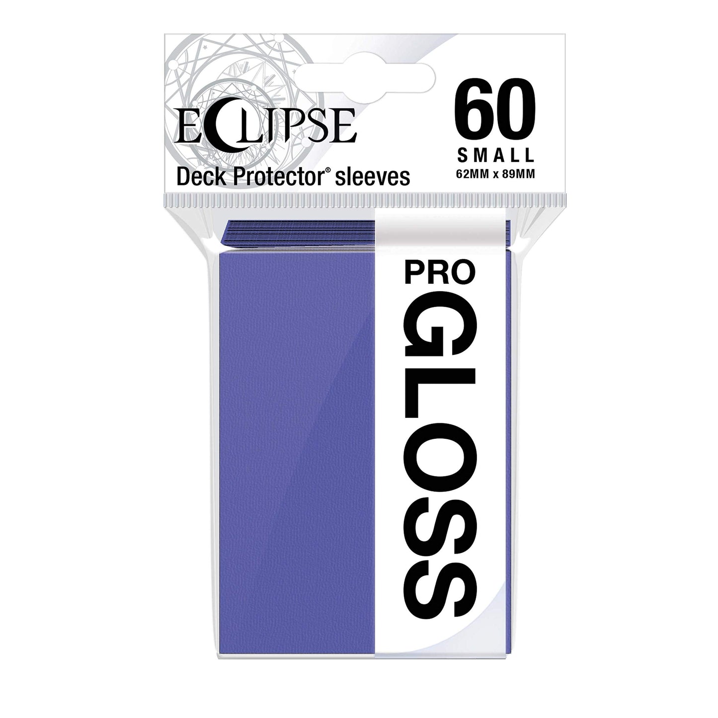 Ultra Pro E-15634 Eclipse Gloss Small Sleeves 60 Pack – Royal Purple | ChromaFusion Protection