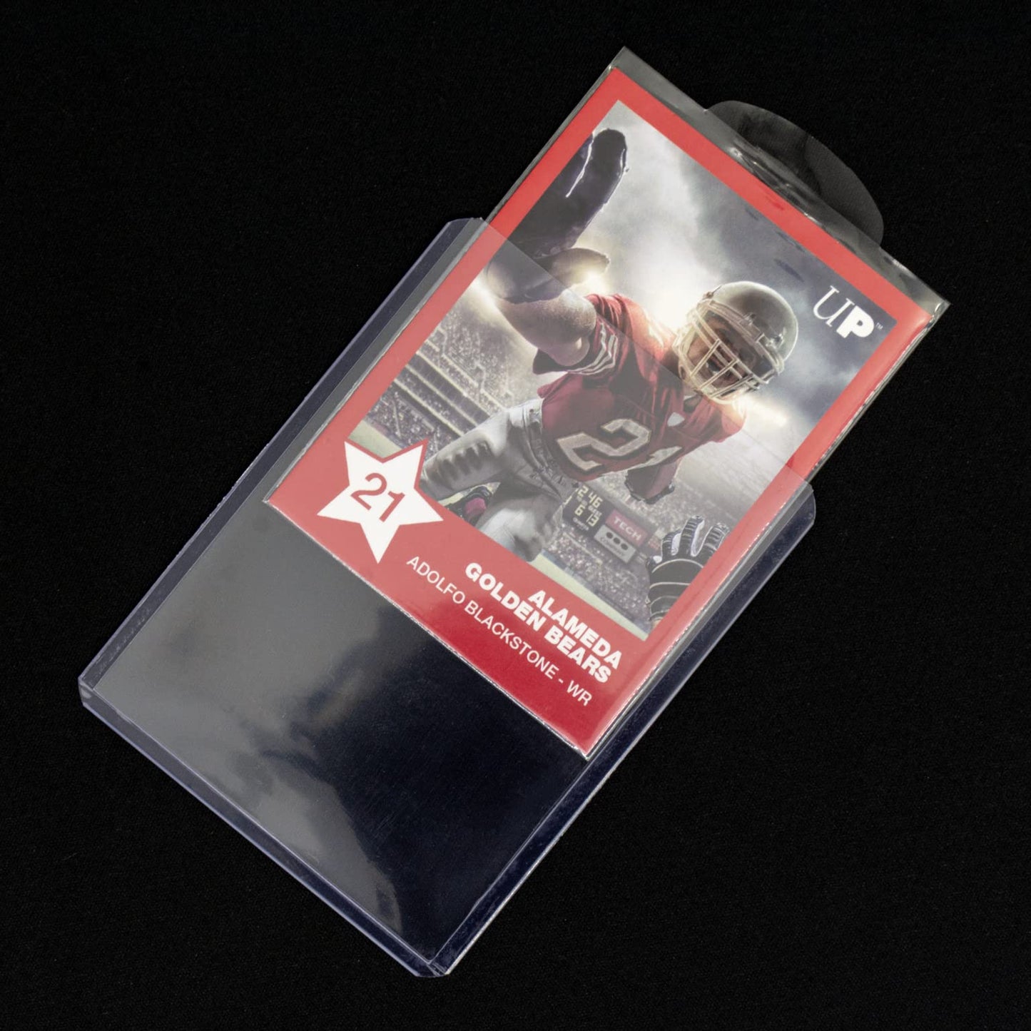 Ultra PRO Easy Grip Card Sleeves – 2.5 x 3.5 in, 100ct, Half-Circle Tab