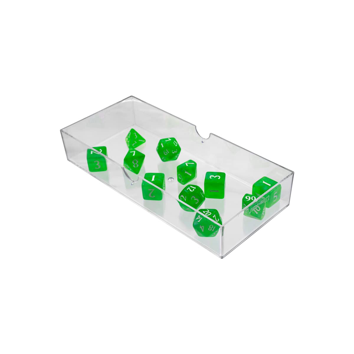 Ultra PRO Eclipse 11 Dice Set – Lime Green with Storage Box | RPG & Card Games