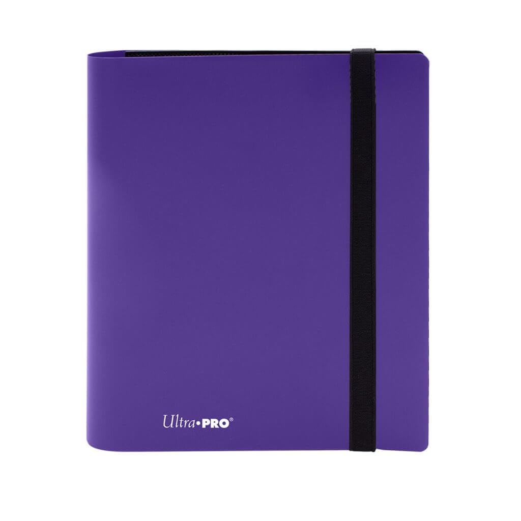 Ultra Pro Eclipse 4 Pocket Pro Binder – Royal Purple, Holds 160 Cards