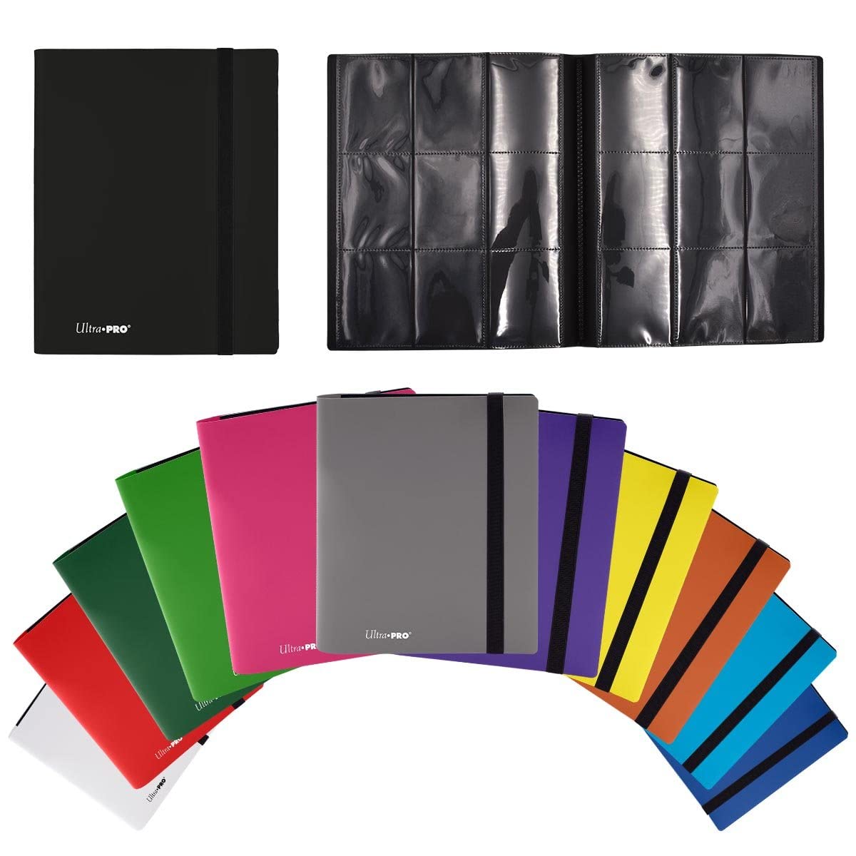 Ultra Pro Eclipse 9-Pocket PRO-Binder – Forest Green | 360 Card Capacity with Side-Loading Pockets