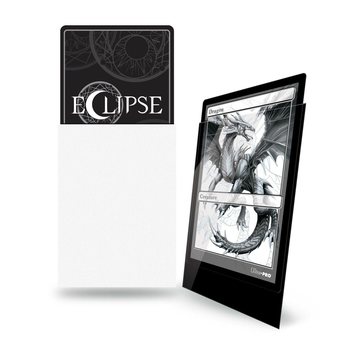 Ultra Pro Eclipse Gloss Standard Sleeves 88-15600 – Arctic White (100 Pack) | Standard Size