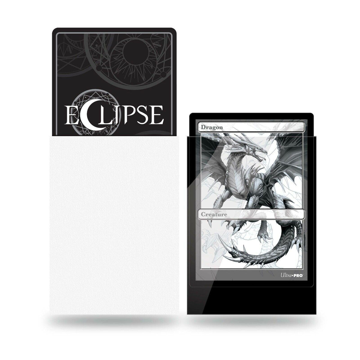 Ultra Pro Eclipse Gloss Standard Sleeves 88-15600 – Arctic White (100 Pack) | Standard Size