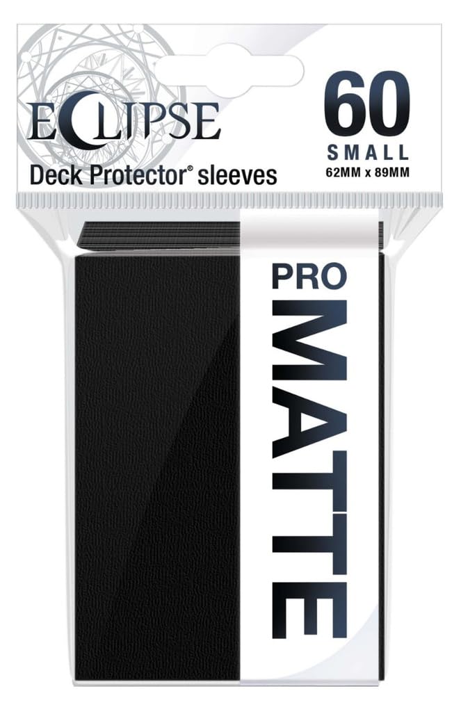 Ultra Pro Eclipse Matte Small Sleeves 60 Pack – Jet Black