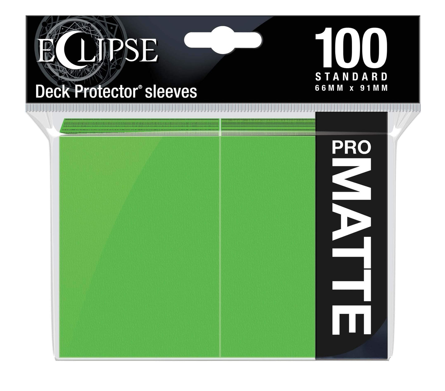 Ultra Pro Eclipse Standard Matte Sleeves 100 Pack – Lime Green