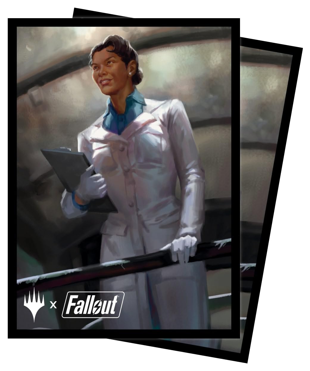 Ultra PRO Fallout 100ct Deck Protector Sleeves with Dr. Madison Li – MTG Universes Beyond Officially Licensed