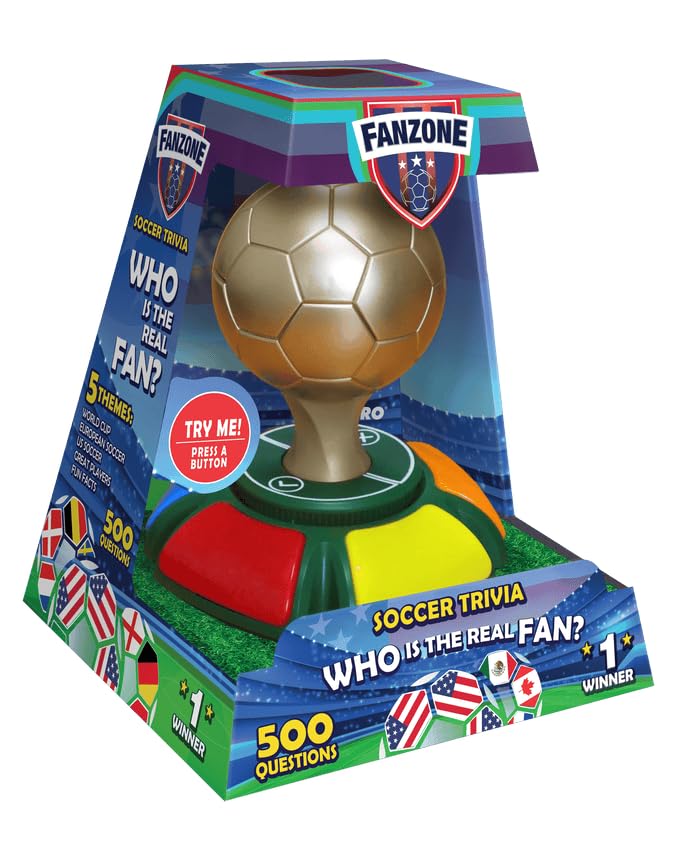 Ultra Pro Fanzone Soccer Trivia Game – Virtual Game Master, 2-5 Players, 500 Questions