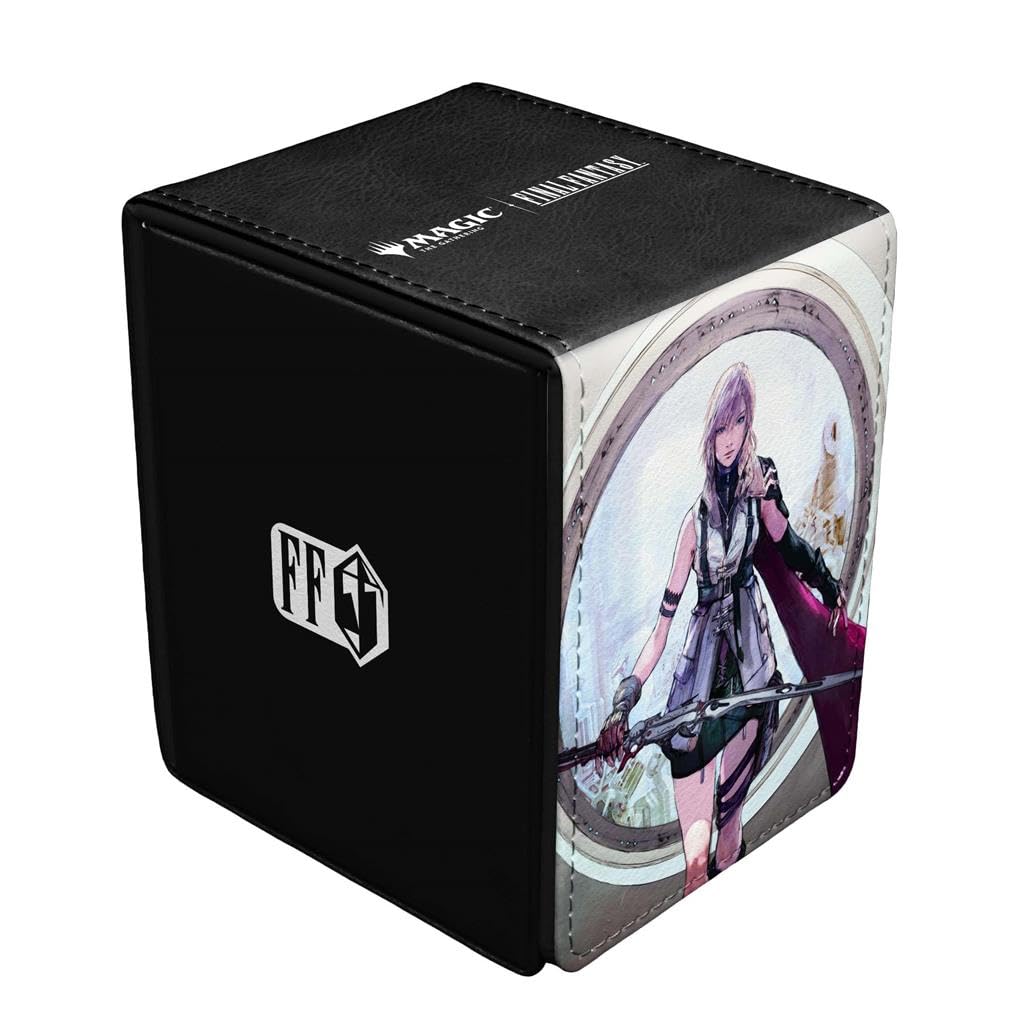 Ultra Pro Final Fantasy Alcove Flip Deck Box W for MTG – Lightning