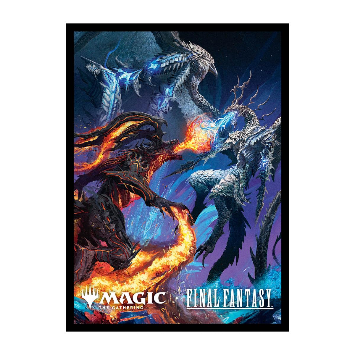 Ultra PRO Final Fantasy x Universes Beyond Bahamut & Ifrit 100ct MTG Deck Protector Sleeves