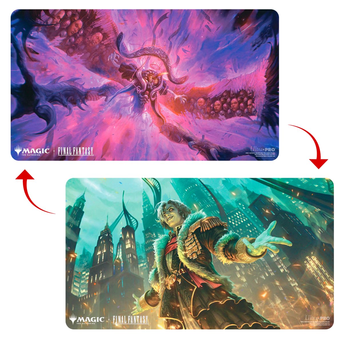 Ultra PRO Final Fantasy x Universes Beyond Emet-Selch, Unsundered/Hades: Double-Sided MTG Playmat