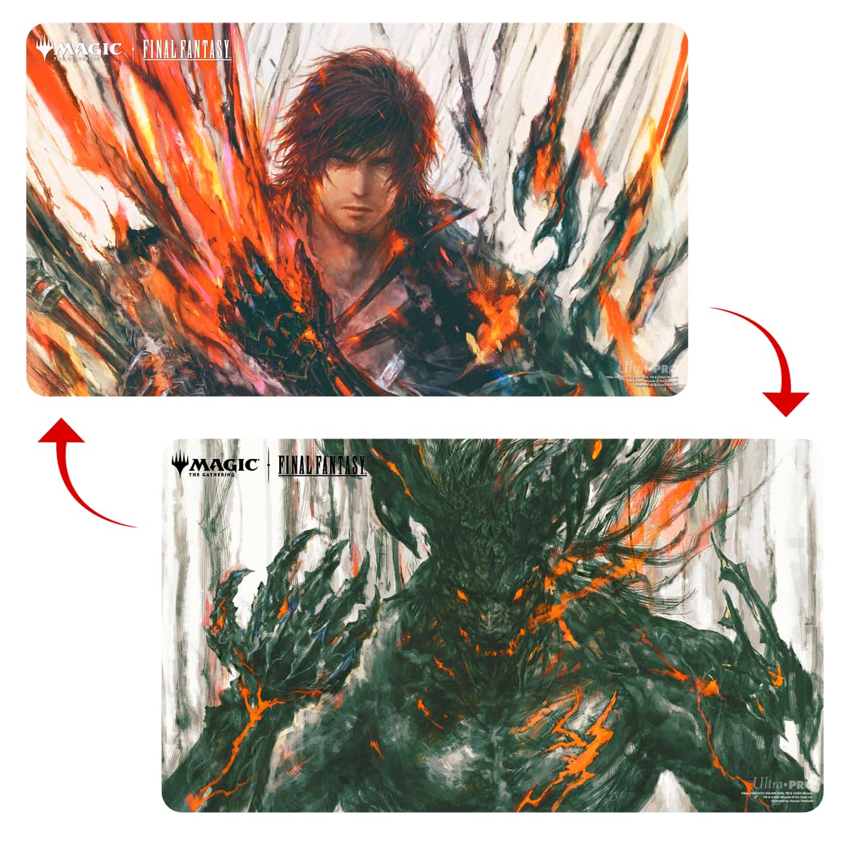 Ultra PRO Final Fantasy x Universes Beyond Clive & Ifrit Double-Sided MTG Playmat
