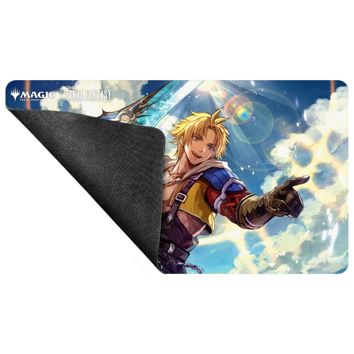 Ultra PRO Final Fantasy x Universes Beyond Tidus Commander Playmat for MTG – Desk Mat