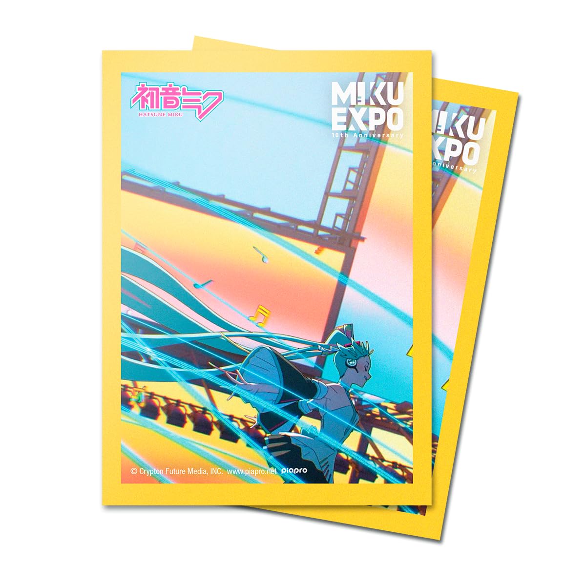 Ultra Pro - 10th Anniversary Hatsune Miku Deck Protector Sleeves (100ct) | Archival-Safe TCG Accessories