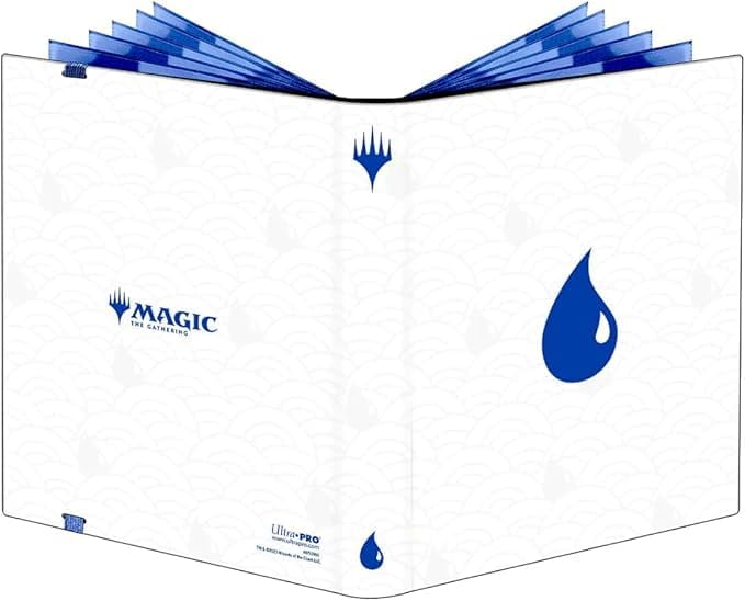 Ultra PRO Mana 8 9-Pocket PRO-Binder | Island MTG Binder for 360 Cards