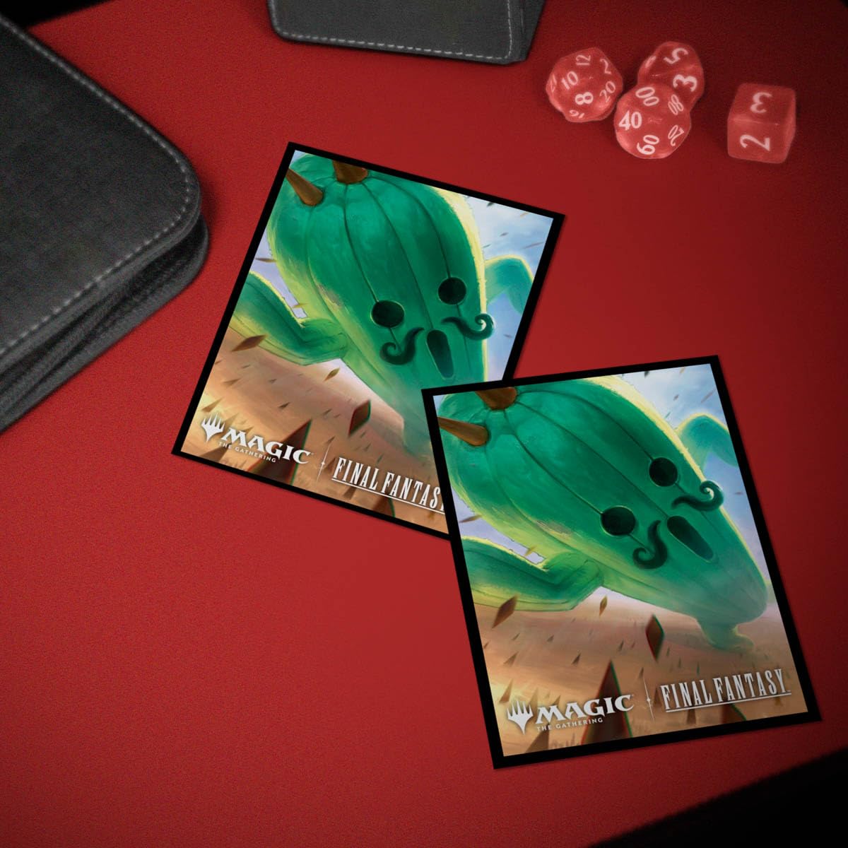 Ultra PRO Final Fantasy x Universes Beyond Cactuar 100ct Deck Protector Sleeves for Magic: The Gathering