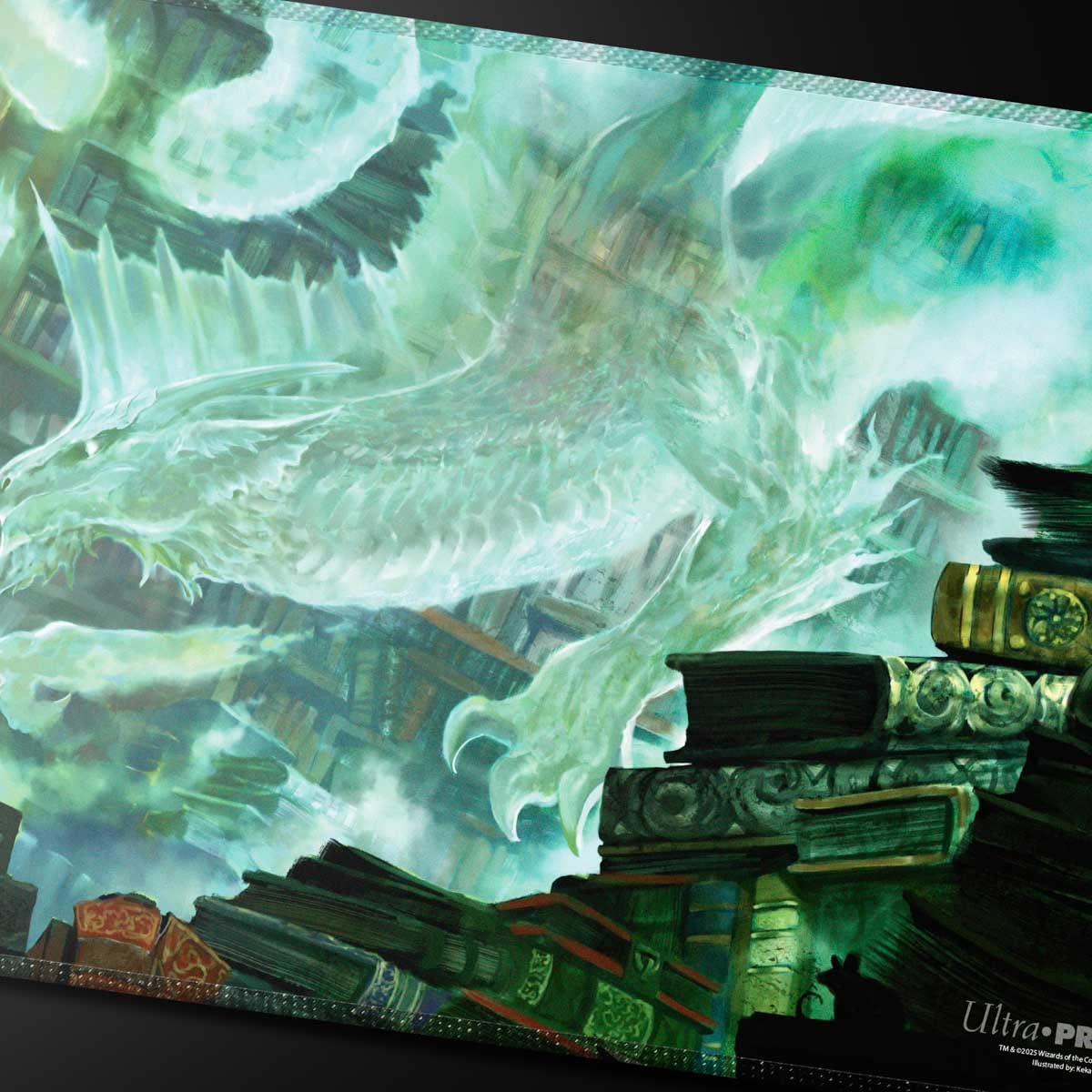 Ultra PRO Commander Series #5 Miirym Stitched Playmat – Three Color Wedge | MTG Desk Mat