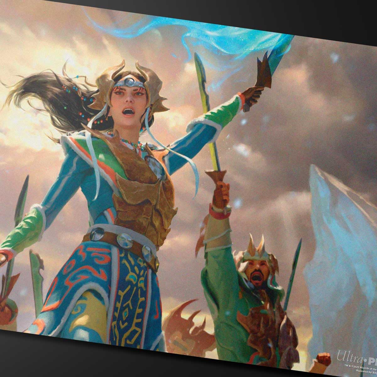 Ultra PRO Tarkir Dragonstorm Eshki Playmat — Temur’s Roar for MTG