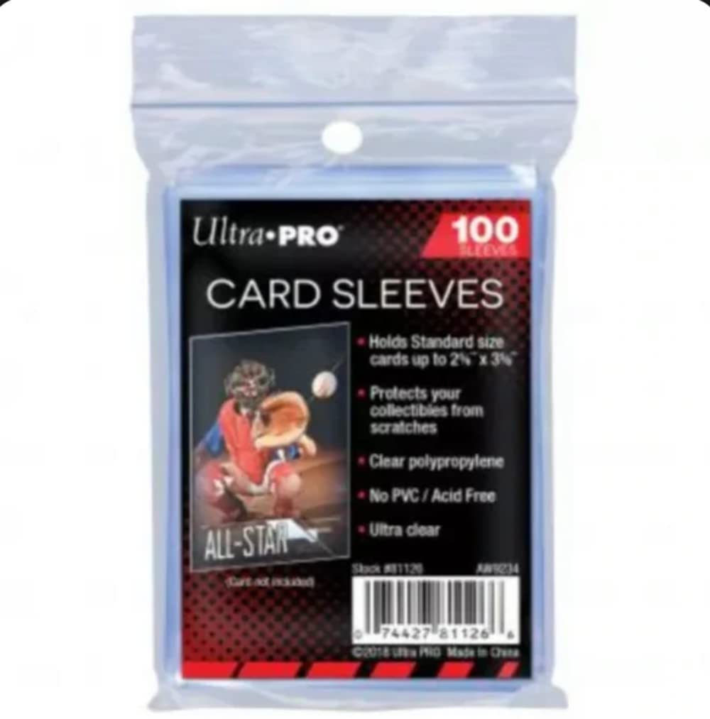 Ultra Pro Penny Sleeves – 10 Packs of 100 Soft Card Protectors (1000 Total)