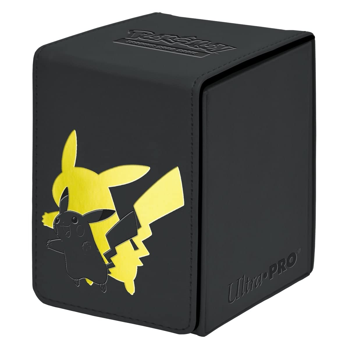 Ultra PRO Elite Pikachu Alcove Flip Deck Box – 100 Double-Sleeved Cards, Magnetic Closure