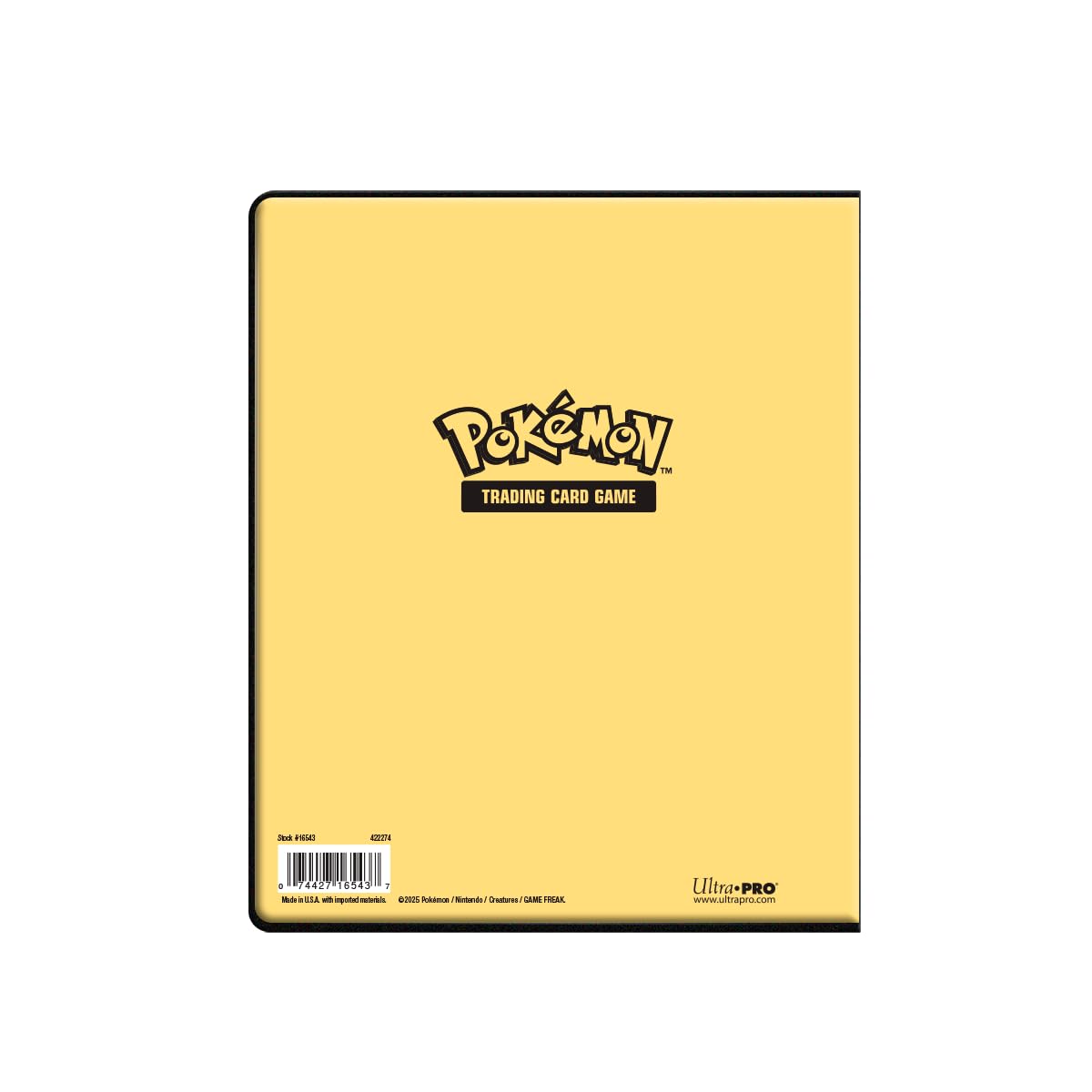 Ultra Pro Pikachu 4-Pocket Portfolio | Holds 80 Cards & 4 Oversized Cards