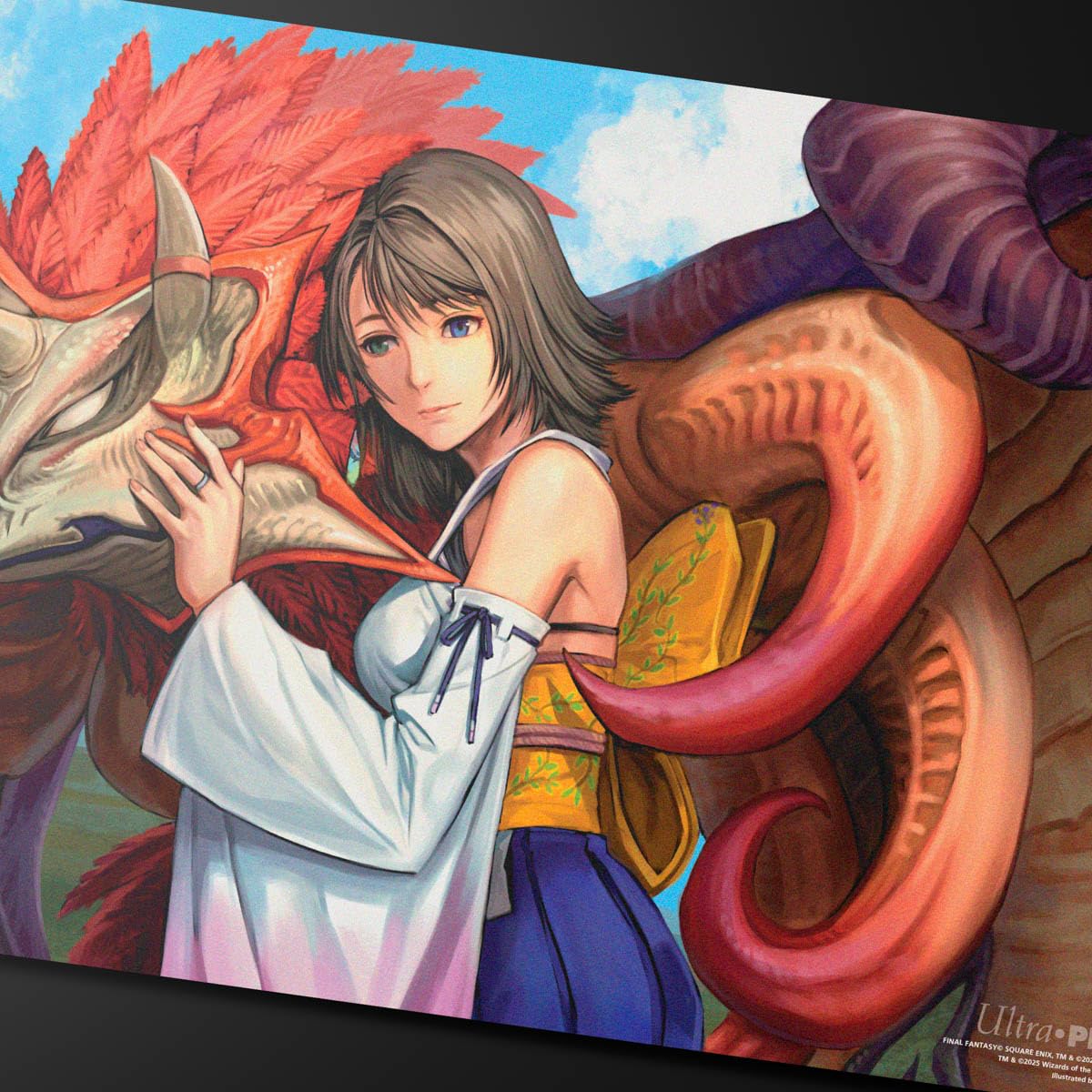 Ultra PRO Final Fantasy x Universes Beyond Yuna Playmat for Magic: The Gathering | Desk Mat