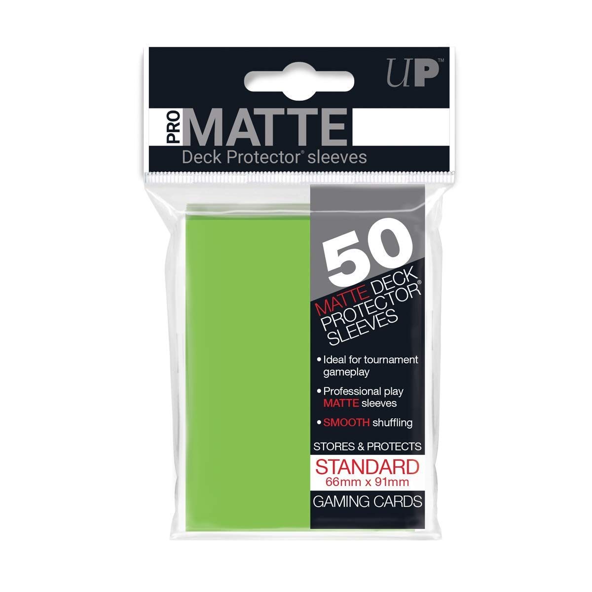 Ultra Pro 50ct Pro-Matte Lime Green Standard Deck Protectors | Card Sleeves