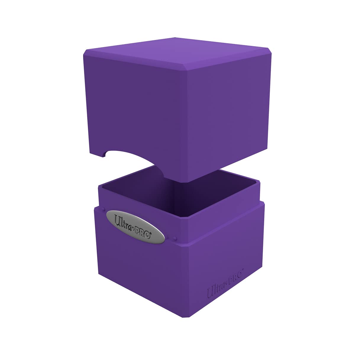 Ultra PRO Satin Cube Deck Box Royal Purple – Secure 100+ Card Storage