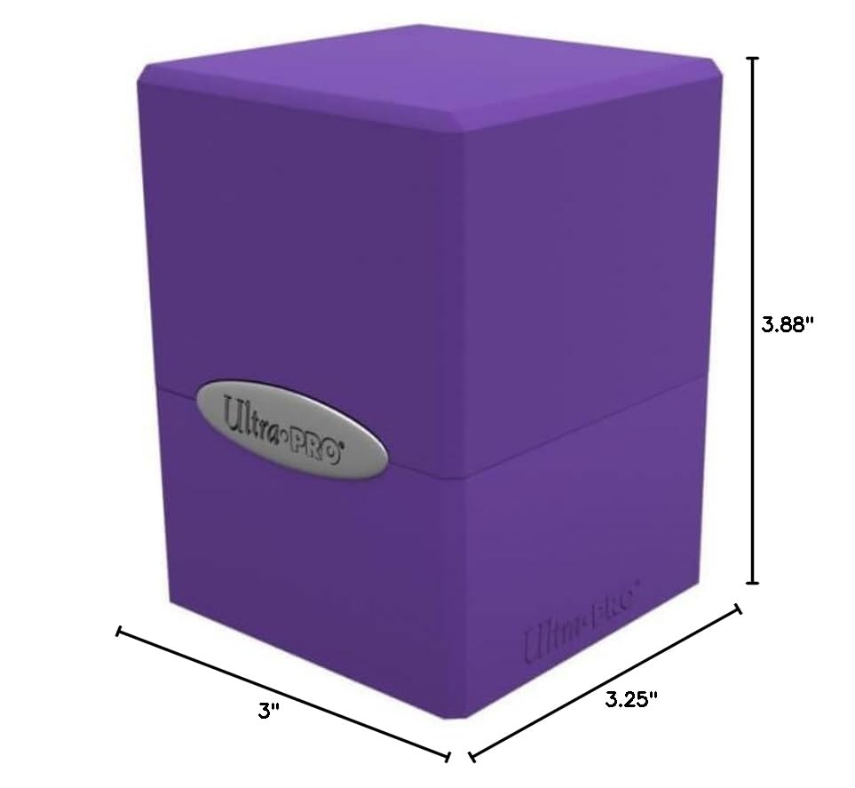 Ultra PRO Satin Cube Deck Box Royal Purple – Secure 100+ Card Storage