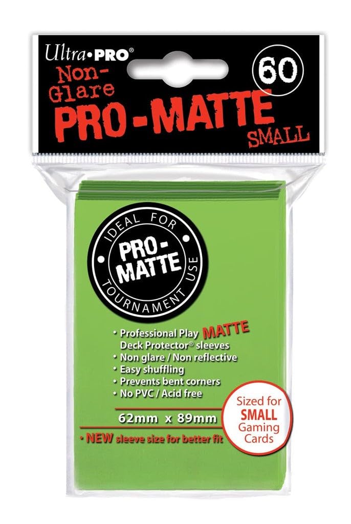 Ultra Pro Sleeves Pro-Matte D10 – Small Lime Green Card Game Sleeves