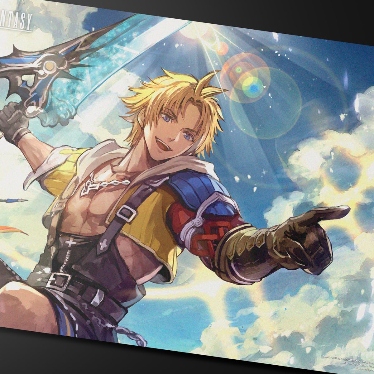 Ultra PRO Final Fantasy x Universes Beyond Tidus Commander Playmat for MTG – Desk Mat