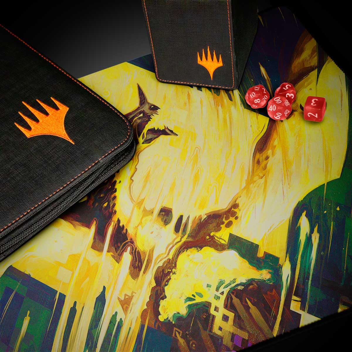Ultra PRO Tarkir Dragonstorm Eerie Ultimatum Playmat – Official MTG Artwork, Non-Slip Card Surface