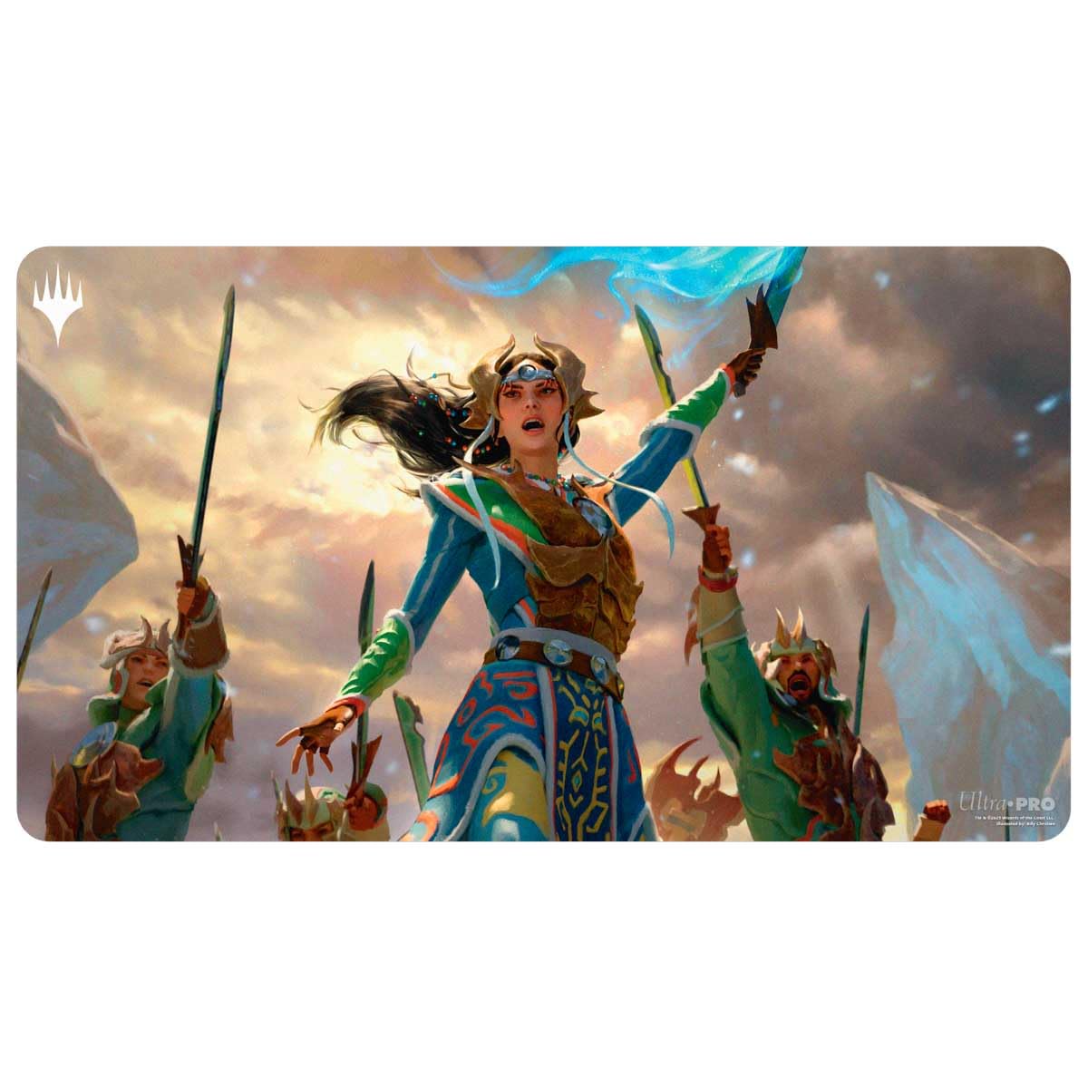 Ultra PRO Tarkir Dragonstorm Eshki Playmat — Temur’s Roar for MTG