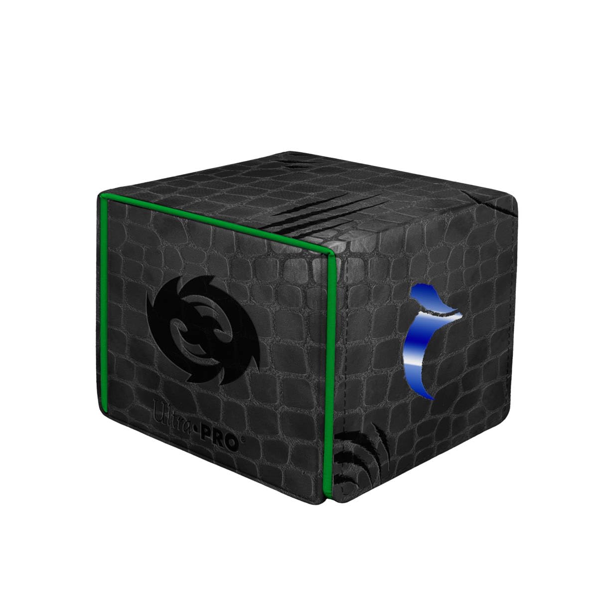 Ultra Pro Tarkir Dragonstorm Teval Arbiter of Virtue Premium Alcove Edge Deck Box | Dragon Scale Leatherette MTG Storage