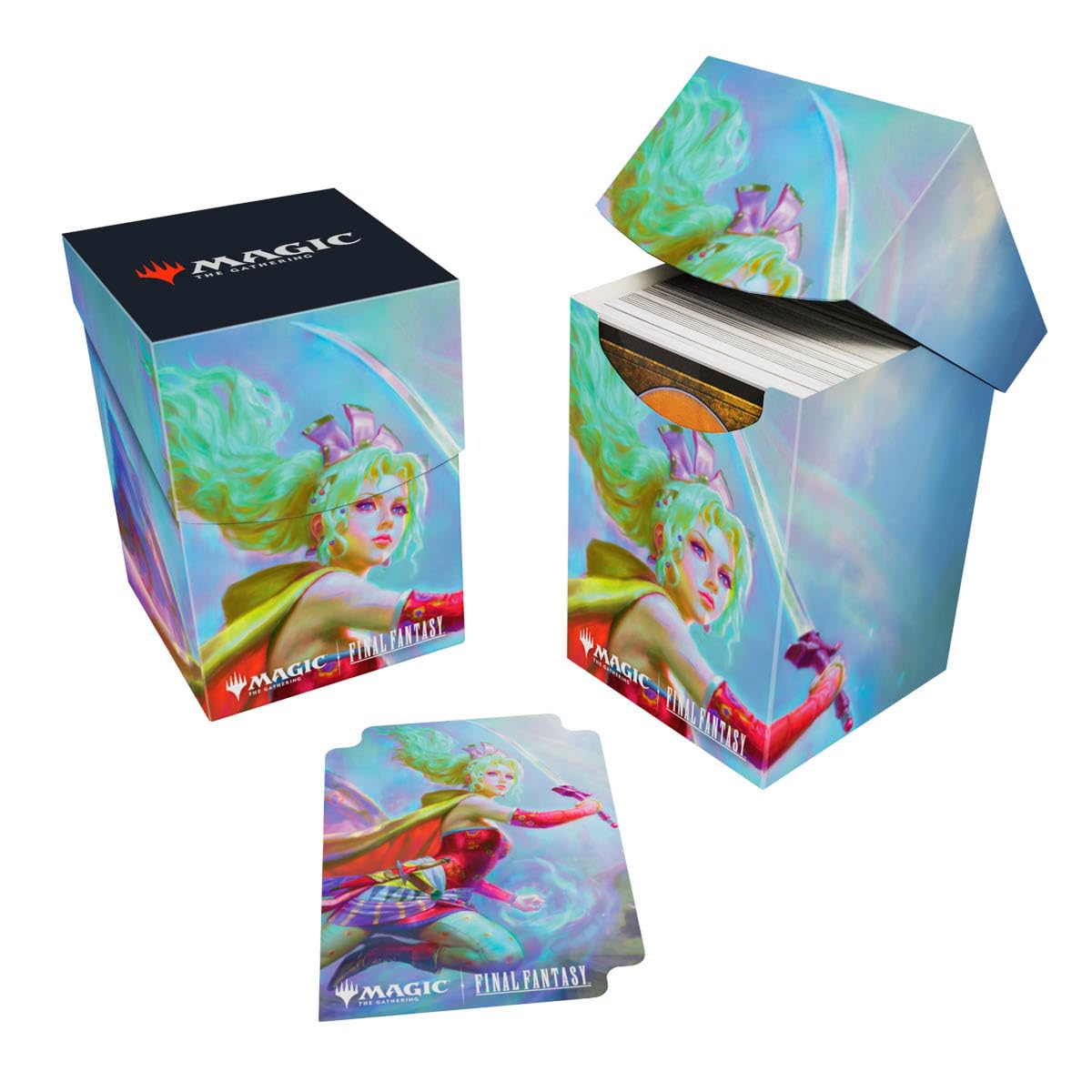 Ultra Pro Final Fantasy x Universes Beyond Terra – Herald of Hope Commander Deck Box (100+ Cards)