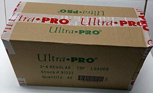 Ultra Pro Clear Top Loaders 3x4 Inch – 1000 Count, Holds Standard 2.5 x 3.5 Cards