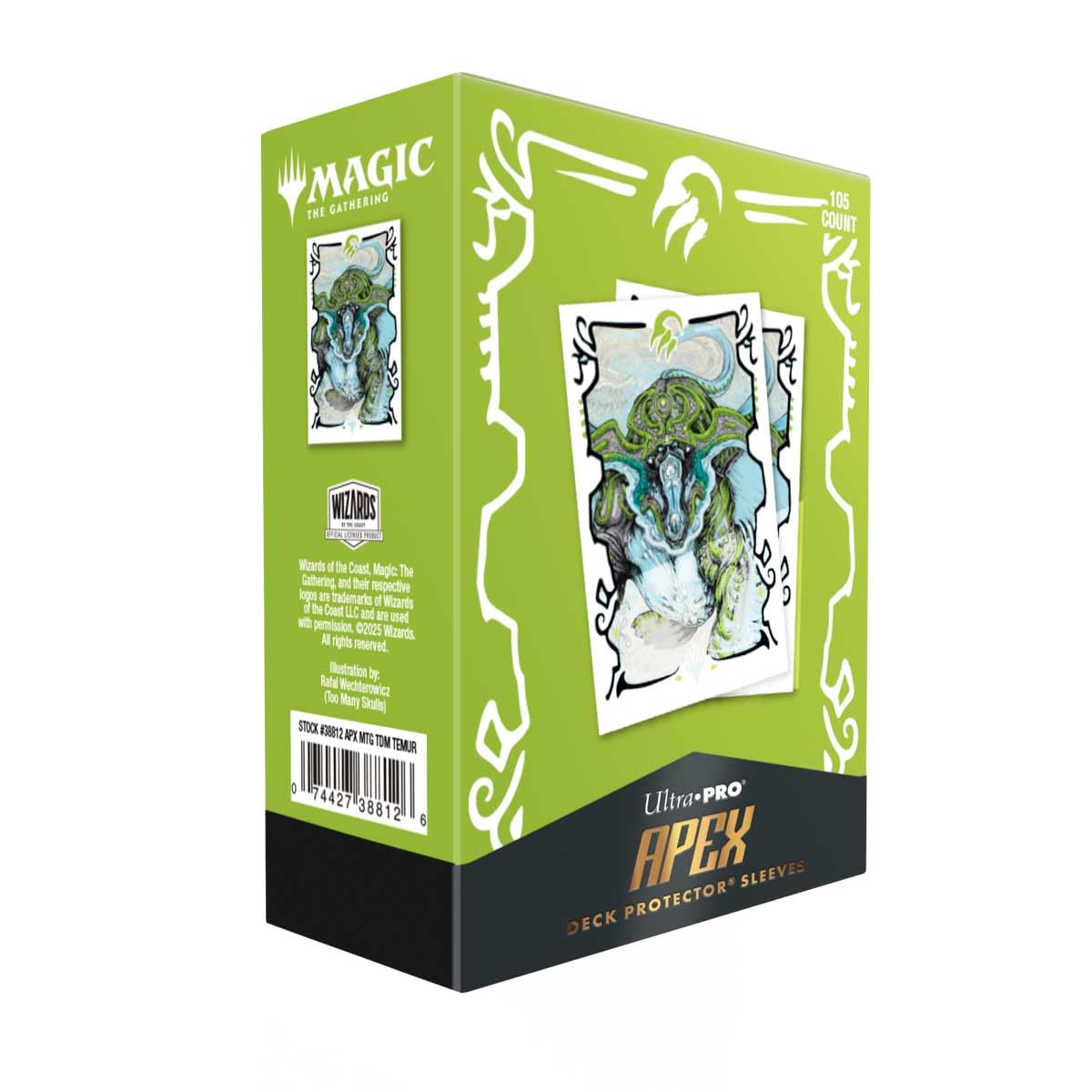 Ultra Pro Tarkir Dragonstorm Ureni – 105ct APEX Deck Protector Sleeves for MTG