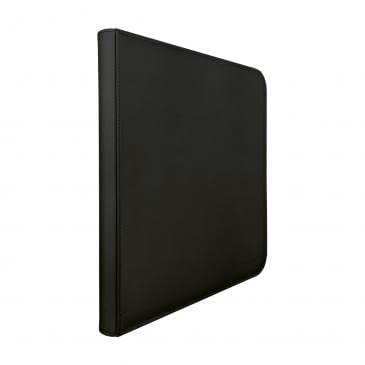 Ultra PRO Vivid 12-Pocket Zippered PRO-Binder (Black) – Store Up to 480 Cards