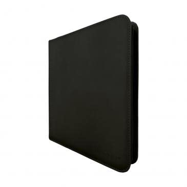 Ultra PRO Vivid 12-Pocket Zippered PRO-Binder (Black) – Store Up to 480 Cards