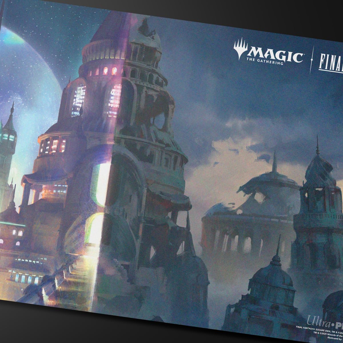 Ultra PRO Final Fantasy x Universes Beyond Zanarkand Ancient Metropolis Playmat for Magic: The Gathering | Card Game Playmat, Final Fantasy Collectibles, Desk Mat Mousepad