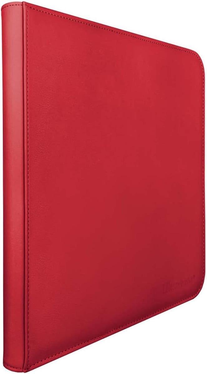 Ultra PRO 12-Pocket Zippered PRO Binder - Red, M (E-15743)