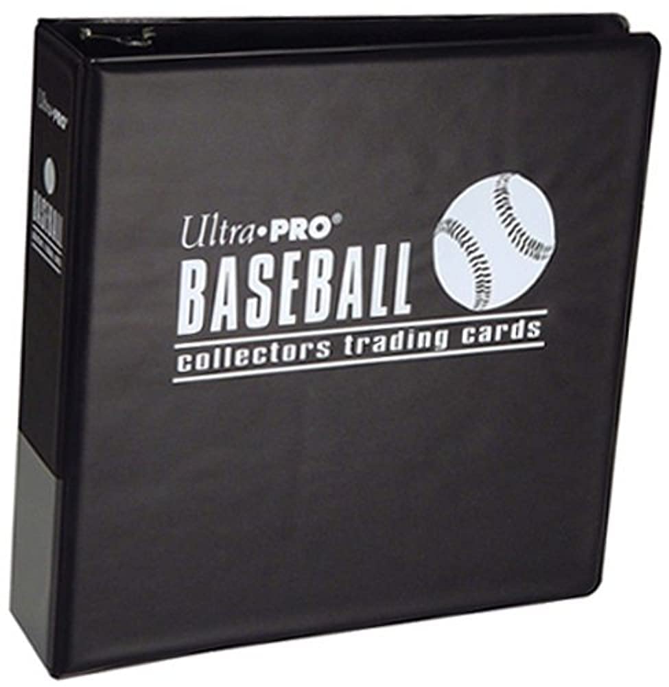 Ultra Pro 3-inch Black Baseball Album – Reinforced D-Ring, Cold-Weather Rated, Indexed Spine
