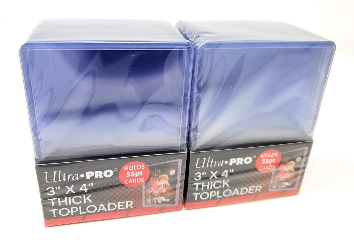 Ultra Pro 55pt Thick Card Top Loaders – 50 Pack (2 x 25ct) 81181-55 Pt for Thick Cards