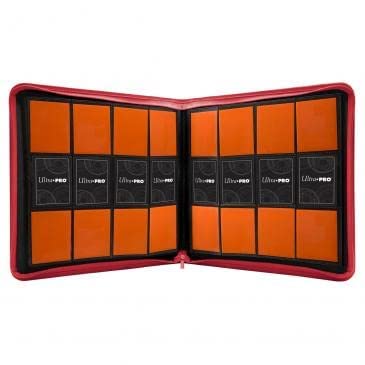 Ultra PRO 12-Pocket Zippered PRO Binder - Red, M (E-15743)