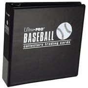 Ultra Pro 3-inch Black Baseball Album – Reinforced D-Ring, Cold-Weather Rated, Indexed Spine