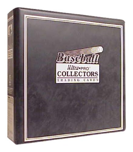 Ultra Pro 3-inch Black Baseball Album – Reinforced D-Ring, Cold-Weather Rated, Indexed Spine